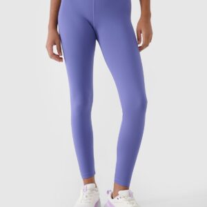 4F Legginsy treningowe szybkoschnące damskie - granatowe