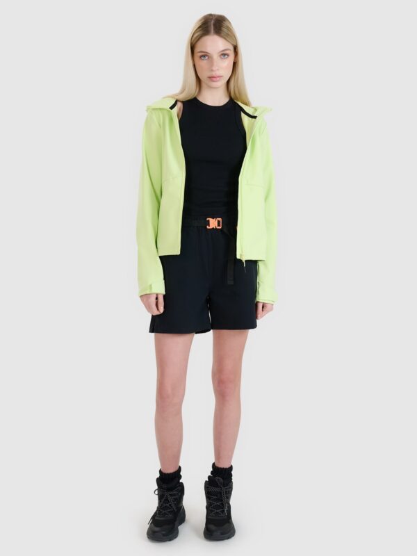 4F Kurtka softshell wiatroodporna membrana 5000 damska - zielona