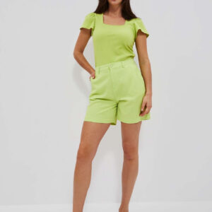 Szorty z wysokim stanem neonowe