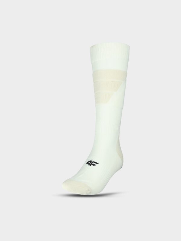 4F Skarpety narciarskie damskie - beżowe