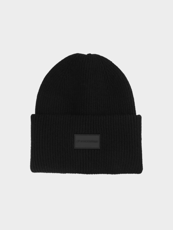 4F Czapka zimowa dziewczęca - czarna