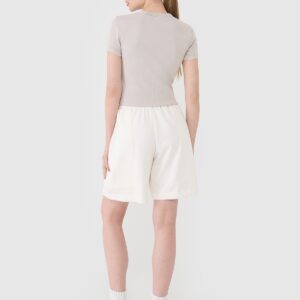 4F Spodenki dresowe damskie - białe