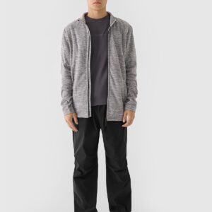 4F Polar ze stójką regular męski - szary