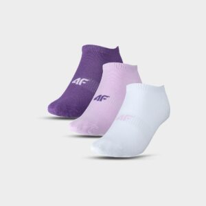 4F Skarpety casual przed kostkę (3-pack) damskie - multikolor