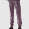 4F Spodnie dresowe joggery dziewczęce - fioletowe 122 (6-7 lat)