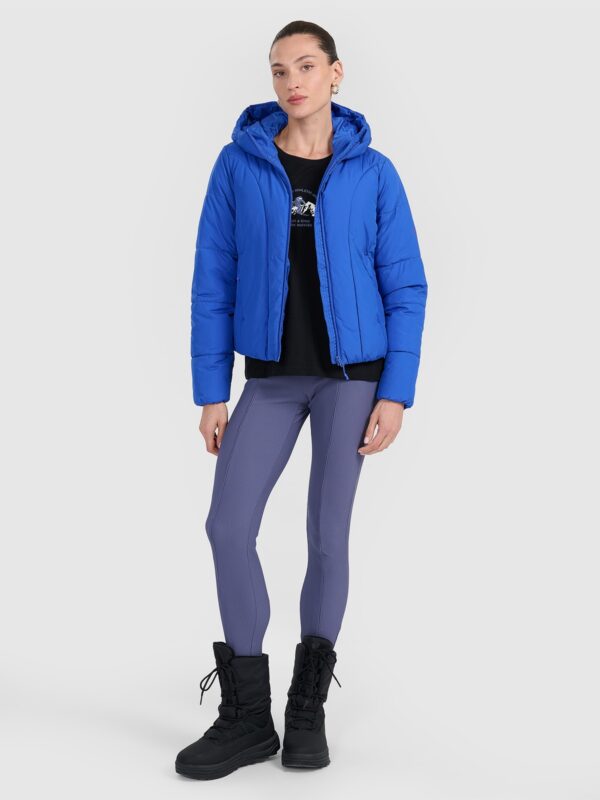 4F Kurtka puchowa z wypełnieniem syntetycznym damska - niebieska