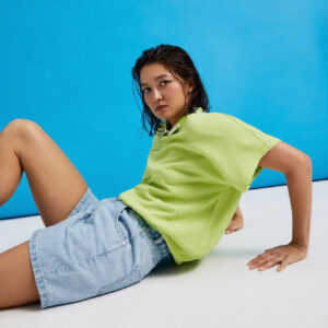 d604f5474d9125bd72d3b22acd5c90867dc9f1c8 Bluzka z okrągłym dekoltem zielona