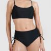 4F Góra od bikini damska - czarna