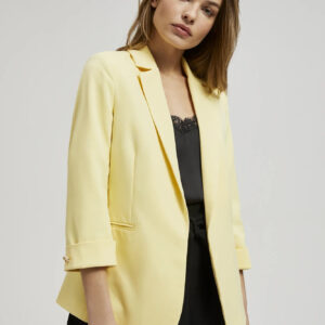 d6305adb901bd6d576addd896d64fd43f2ee7112 Marynarka z rękawami 3/4 żółta