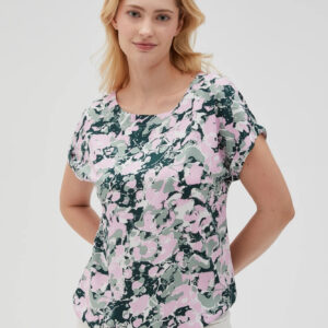 Koszula z wiskozy różowa