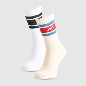 4F Skarpety casual za kostkę (2-pack) męskie - multikolor
