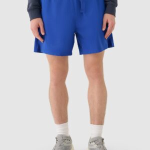 4F Spodenki casual męskie - niebieskie