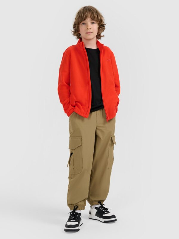 4F Polar slim ze stójką chłopięcy - czerwony 158 (12-13 lat)