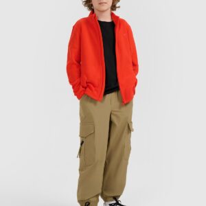 4F Polar slim ze stójką chłopięcy - czerwony 158 (12-13 lat)