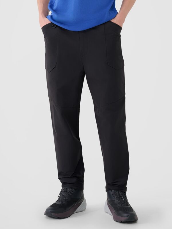 da4f6ded1d2e00267015b09cde10926dd019603f 4F Spodnie casualowe męskie - czarne