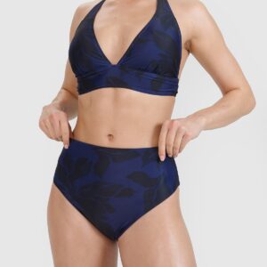 4F Dół od bikini damski - fioletowy