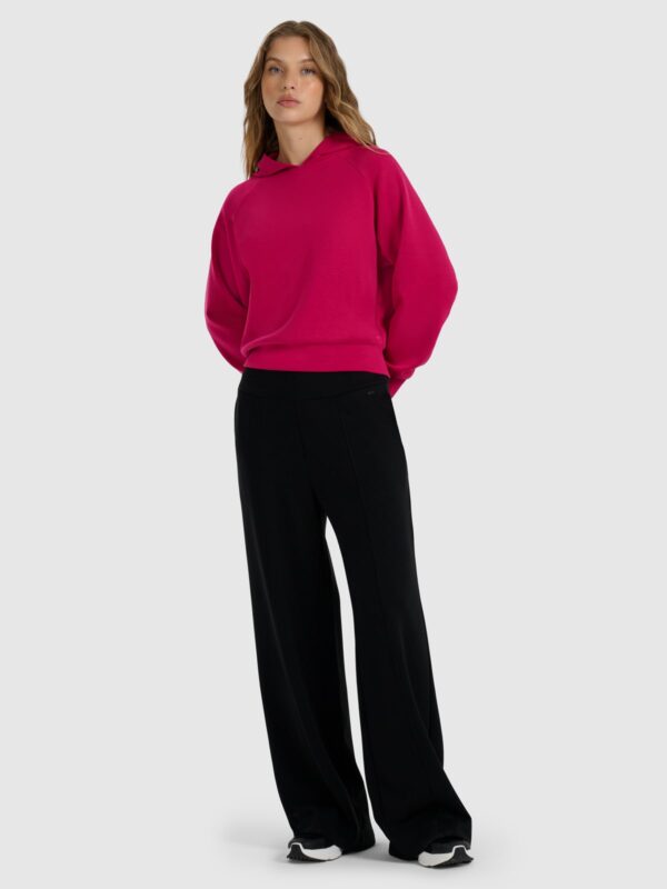 dbbdfe953b3603be26ce27502485180e77563e5a 4F Bluza dresowa nierozpinana z modalem damska - różowa