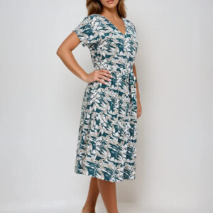 Sukienka z wiskozy midi