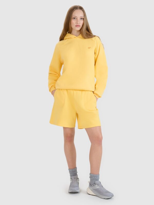 4F Spodenki dresowe uniseks - żółte
