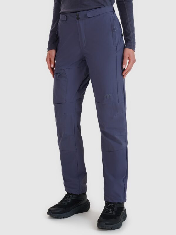 dd4cbe9589f2ce468ec119235ed4c99c4df504db 4F Spodnie trekkingowe szybkoschnące damskie - szare