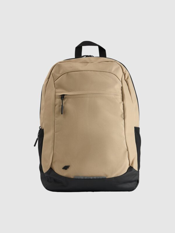 4F Plecak miejski (20 L) z zapinaną kieszenią na laptop - beżowy