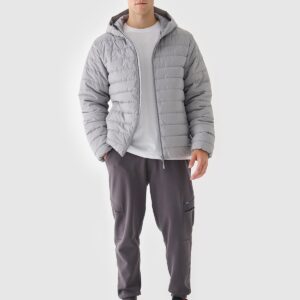 4F Kurtka puchowa z wypełnieniem syntetycznym męska - szara