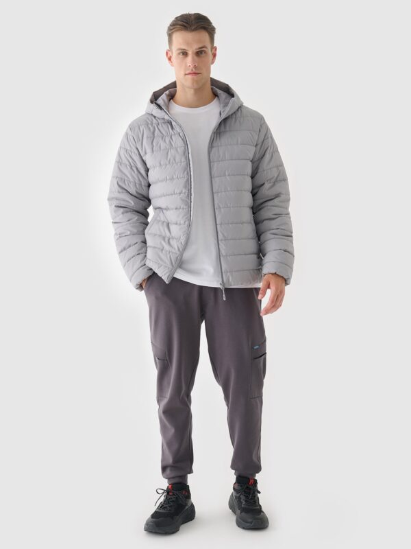 4F Kurtka puchowa z wypełnieniem syntetycznym męska - szara