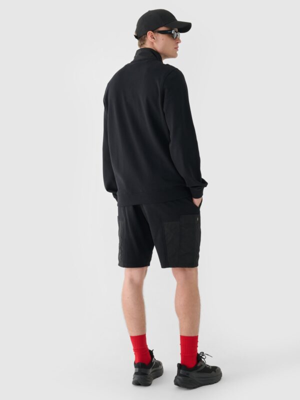 4F Spodenki casual męskie - czarne