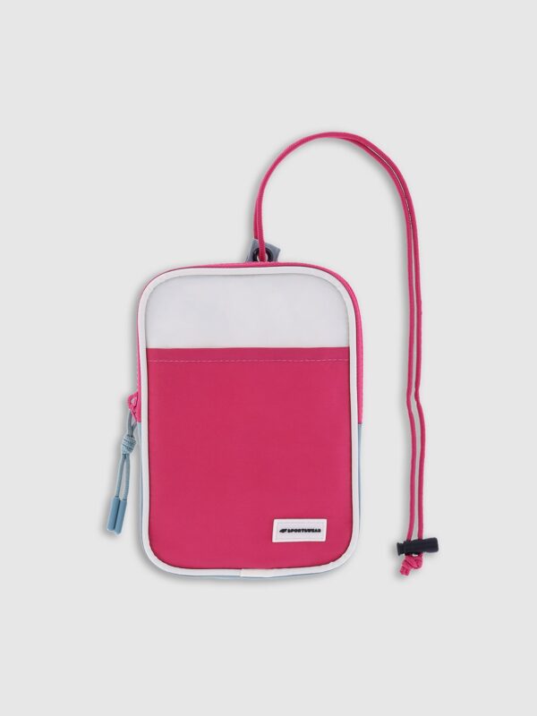 4F Saszetka na szyję dziecięca - beżowa