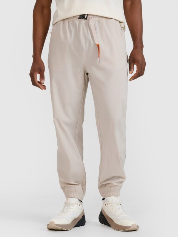 4F Spodnie casual męskie - beżowe