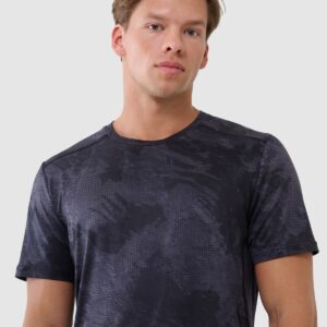 df62df79f6570452073acc41f2961030d90df743 4F Koszulka treningowa regular szybkoschnąca męska - czarna