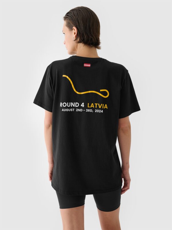 4F T-shirt z nadrukiem uniseks 4F x Drift Masters - czarny