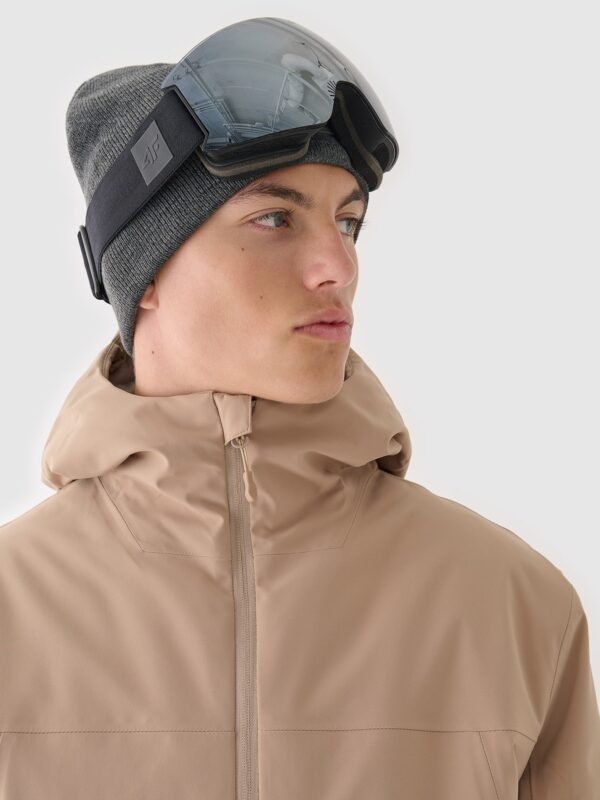 4F Kurtka narciarska membrana 5000 męska - brązowa