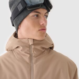 4F Kurtka narciarska membrana 5000 męska - brązowa