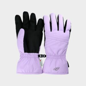 4F Rękawice narciarskie Thinsulate damskie - fioletowe