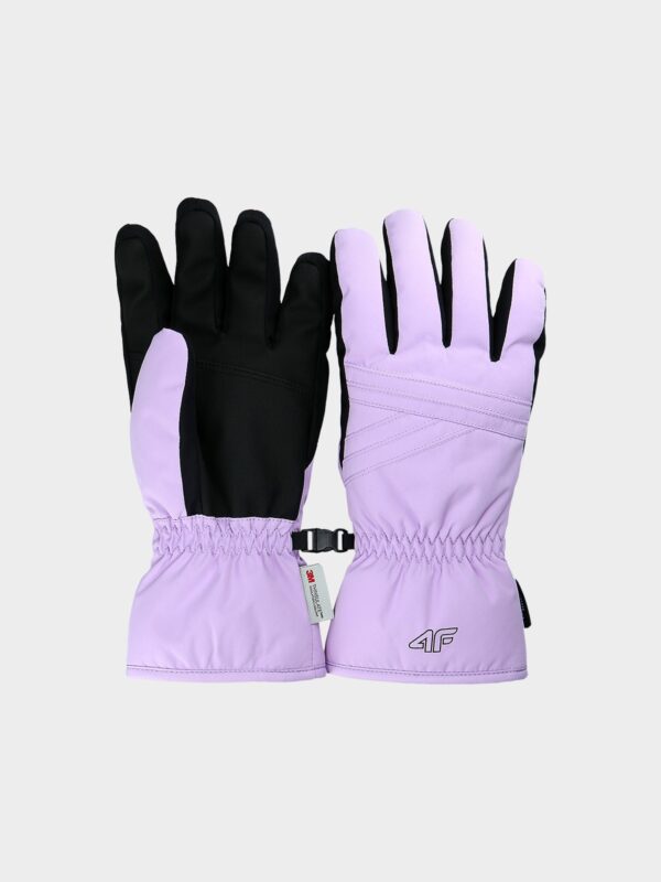 e0829b971bbb622386ee0255536f5f99d4c043b6 4F Rękawice narciarskie Thinsulate damskie - fioletowe