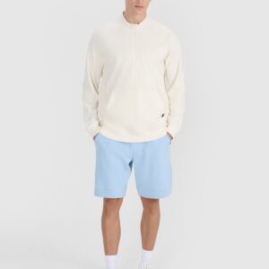 4F Bluza dresowa nierozpinana bez kaptura męska - biała