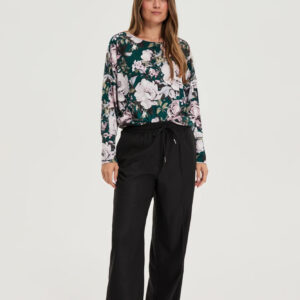 e2a0f0950ff8c9ac7c241aedd92c3bc433d675dd Spodnie z szerokimi nogawkami czarne