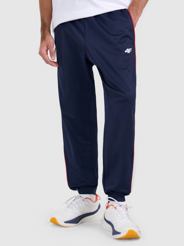 4F Spodnie dresowe joggery męskie - granatowe