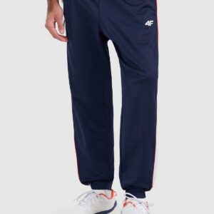 4F Spodnie dresowe joggery męskie - granatowe