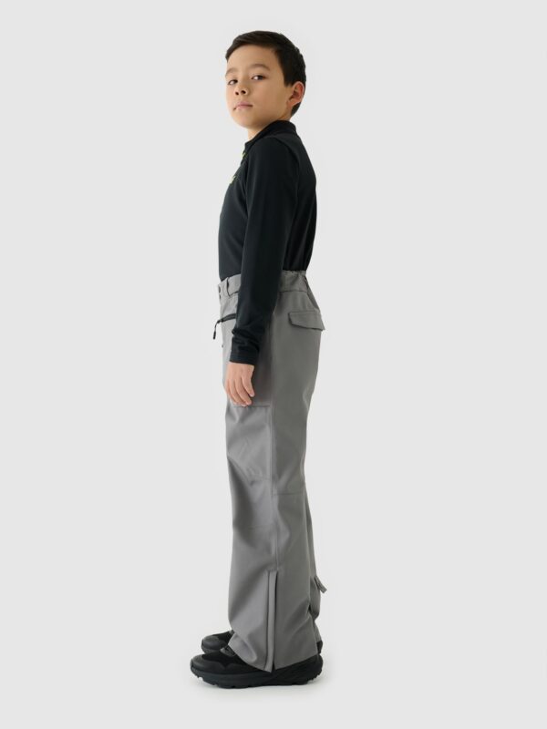 4F Spodnie narciarskie membrana 8000 chłopięce - szare 146 (10-11 lat)