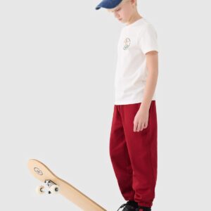 e5c9784637a0b14175916927808e2df997892654 4F T-shirt regular z nadrukiem chłopięcy - biały 140 (9-10 lat)