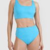 4F Dół od bikini damski - turkusowy