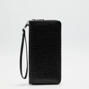 Portfel z zawieszką czarny