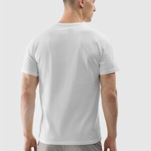 4F T-shirt regular z nadrukiem uniseks 4F x Drift Masters - biały