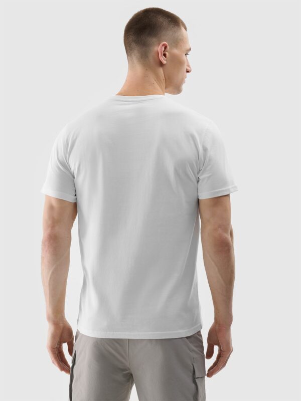 e689bfb0deeebbbc1eecba6a657bd3ff2be9ffc8 4F T-shirt regular z nadrukiem uniseks 4F x Drift Masters - biały