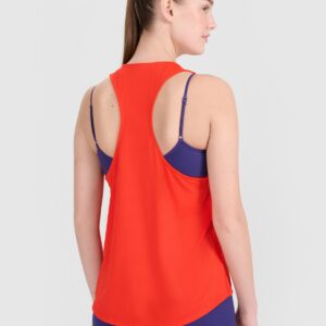 e68bdf60682d82f48c9b73cce05ab6305916ce09 4F Top treningowy oversize szybkoschnący damski - czerwony