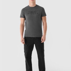 4F T-shirt regular męski 4F x Robert Lewandowski - szary