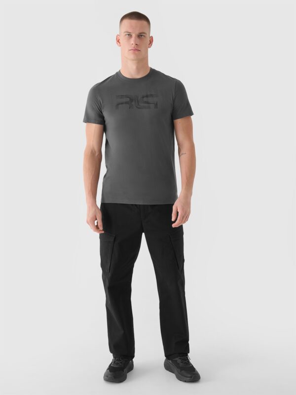 4F T-shirt regular męski 4F x Robert Lewandowski - szary