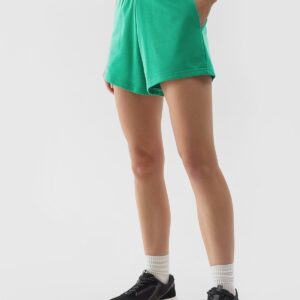 4F Spodenki dresowe damskie - zielone